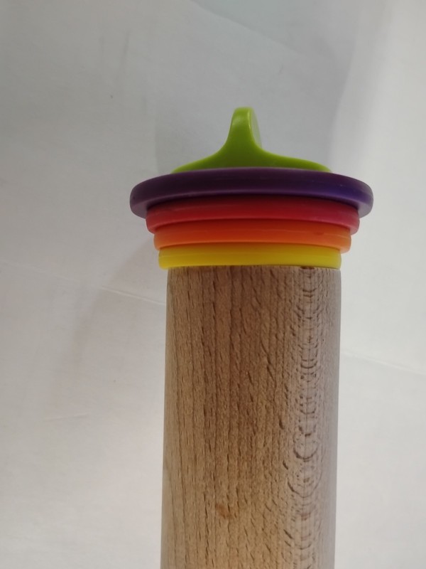 Joseph Joseph Precision Adjustable Rolling Pin – 42cm / 35cm – Full Set of Rings