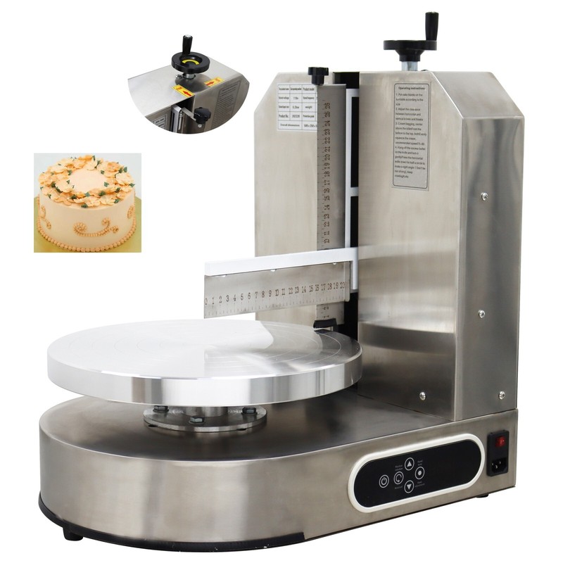 6-14” Stainless Electric Cake Cream Spreader Cake Buttercream Applicator 110V