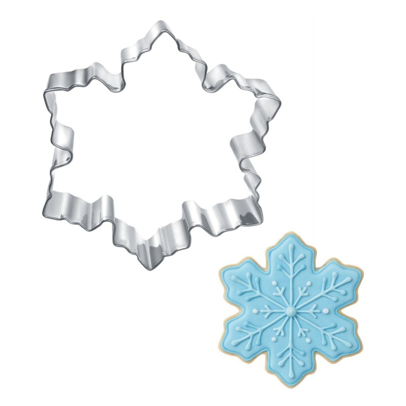 Snowflake Christmas Cookie Cutter 4'' Metal gallery