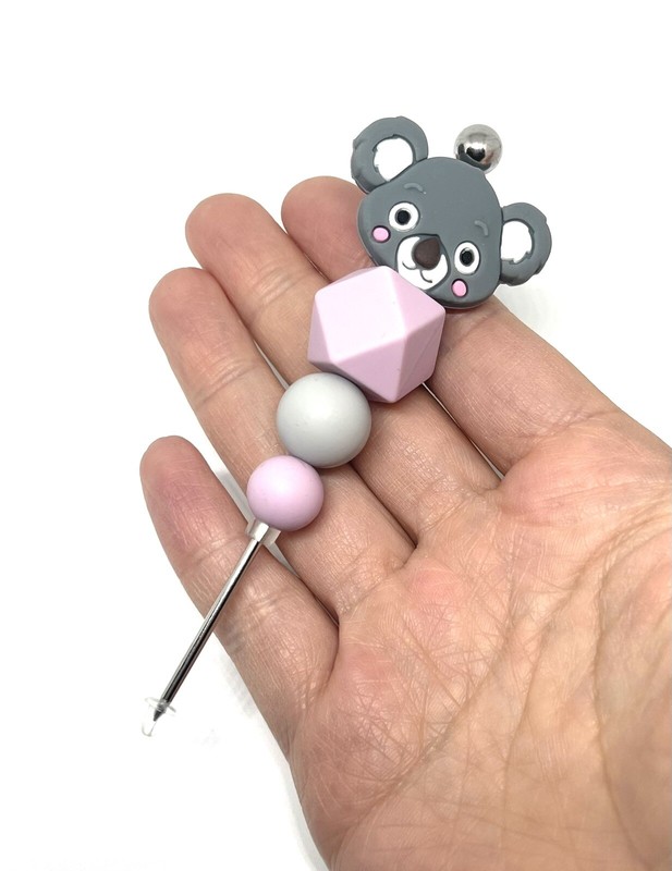 Cookie Macaron Decorating Scribe Tool Grey Koala Silicone Beads gallery