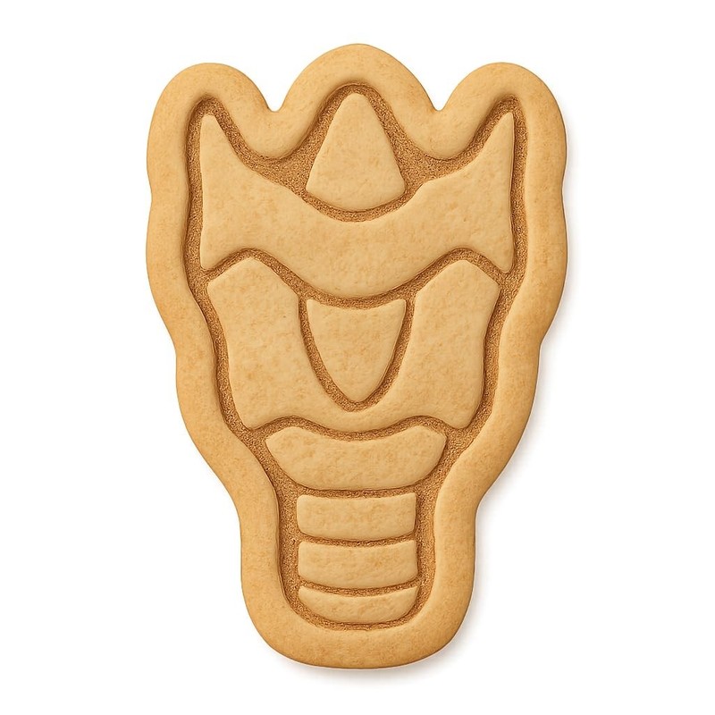 3D Larynx Cookie Cutter & Stamp, Fondant & Clay – 4×3