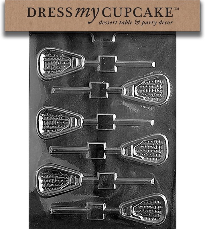 Lacrosse Lollipop Chocolate Mold – S099 – Included Molding Instructions