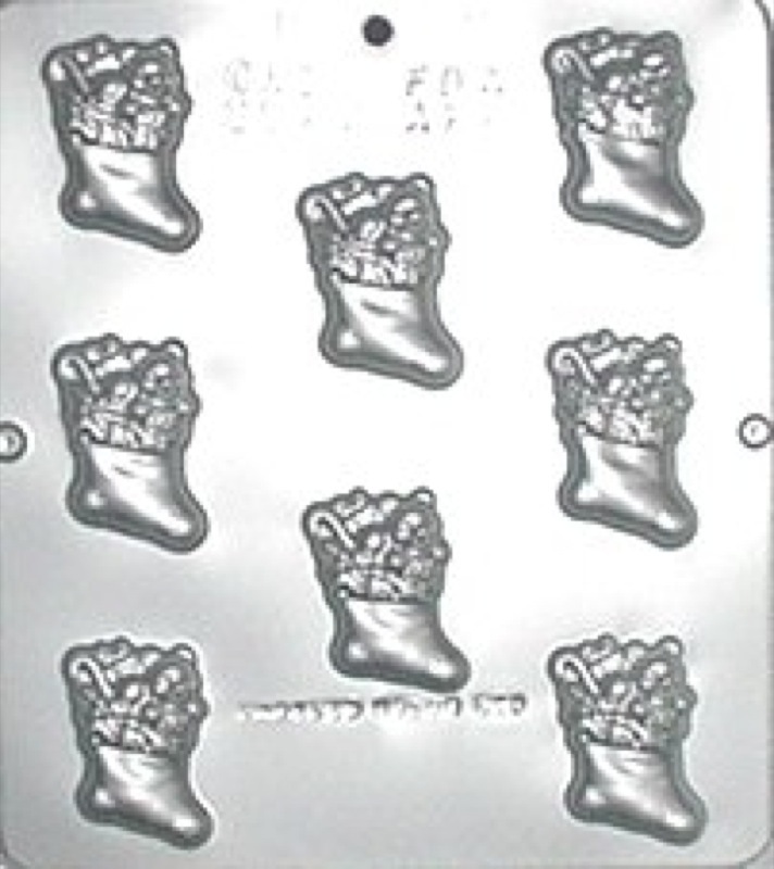Christmas Stocking Chocolate Candy Mold Christmas 2067 NEW gallery