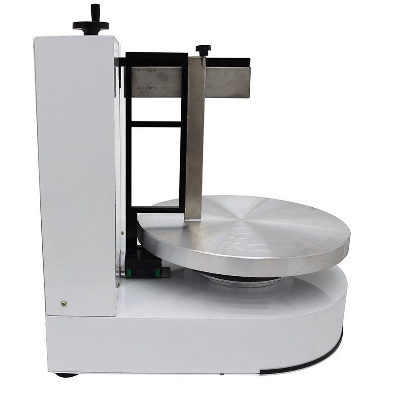 110V 6"-14" Cake Cream Spreading Coating Smearing Automatic Wiping Machine gallery
