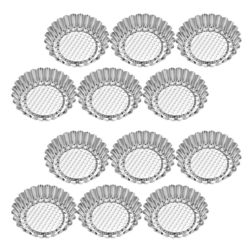 20 Pcs Mini Cheesecake Molds Stainless Steel Tart Pan Baking Supplies gallery