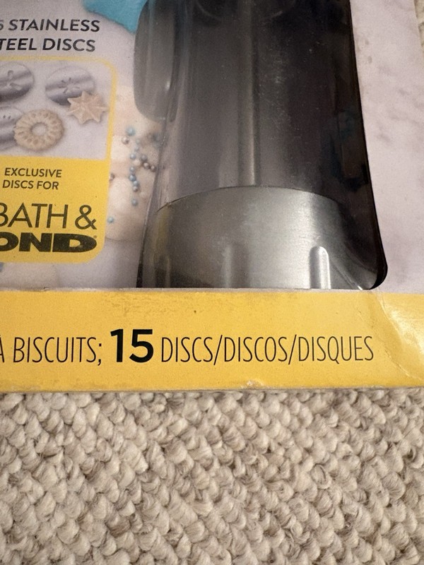 Wilton Preferred Press Cookie Press- 15 Stainless Steel Discs Box Damage New gallery