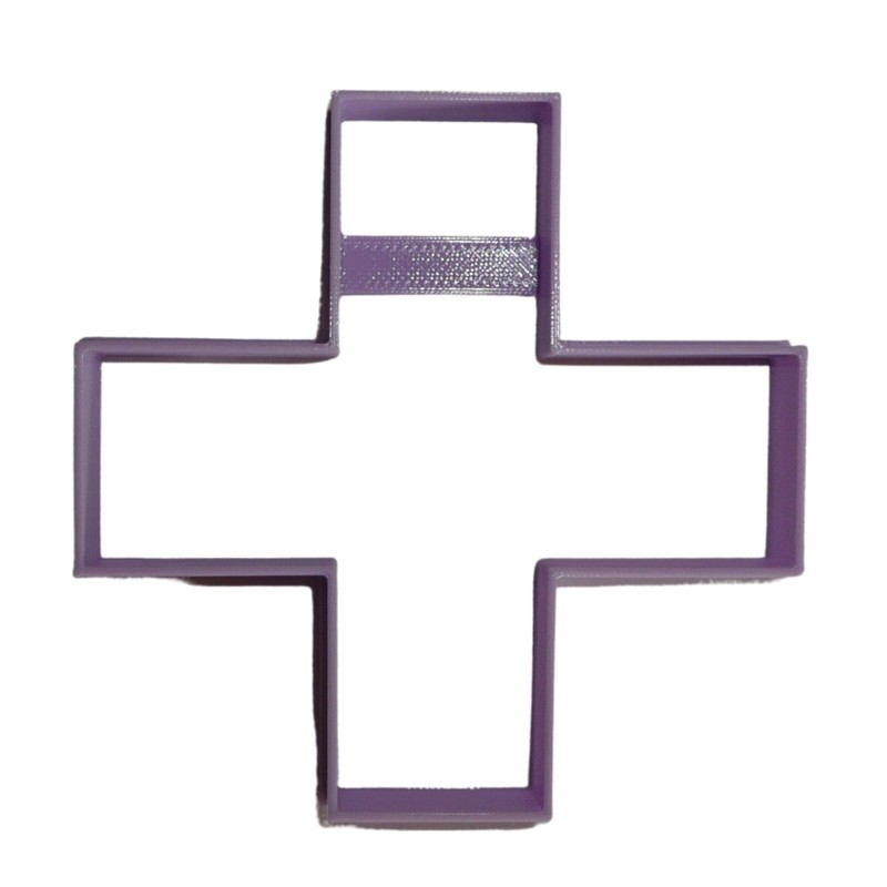 PLUS SIGN ADDITION SYMBOL MATH NUMBER SHAPE COOKIE CUTTER USA PR5195