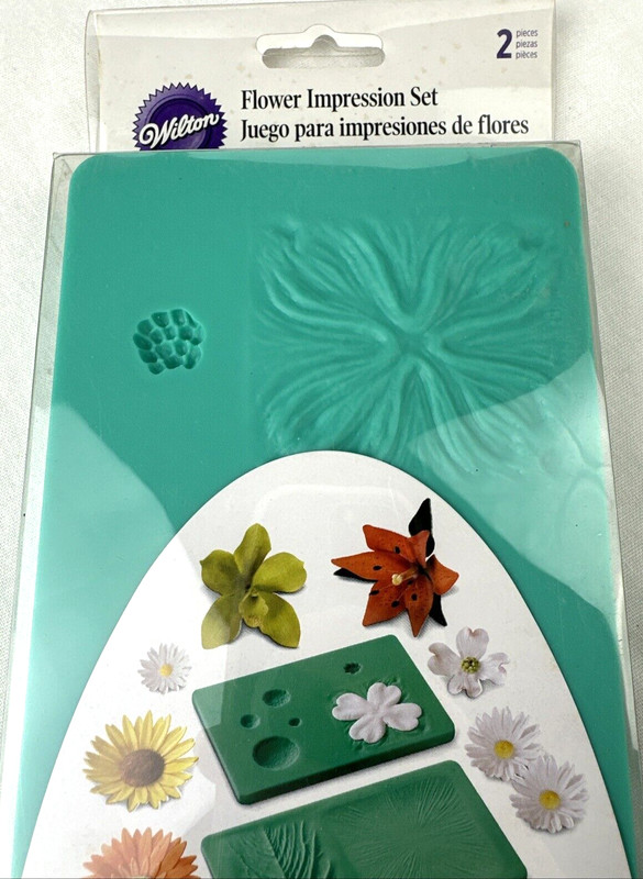 2 Wilton Cake Decorating Fondant & Gum Paste Mold-Flowers, Global NOS, Free Ship gallery