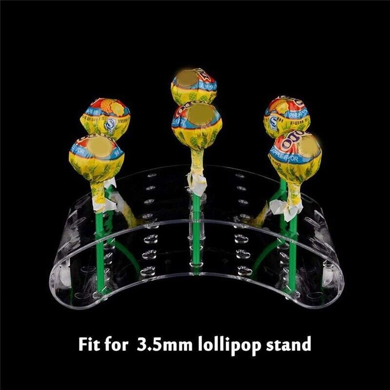 DIY Baking Tools Holder Bases Shelf 20 Holes Cake Lollipop Stand Display gallery