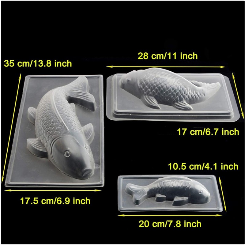 Creative Fish Shaped Candy Mold – Set of 3