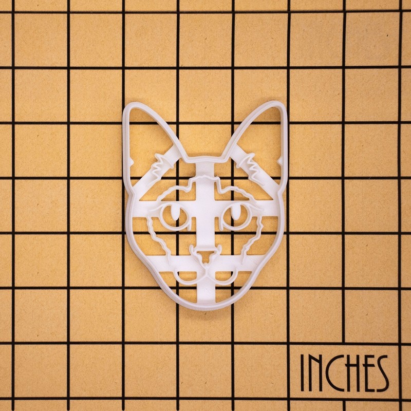 Siamese Cat Cookie Cutter - pedigree tabby kitty birthday treat purrfect meow gallery