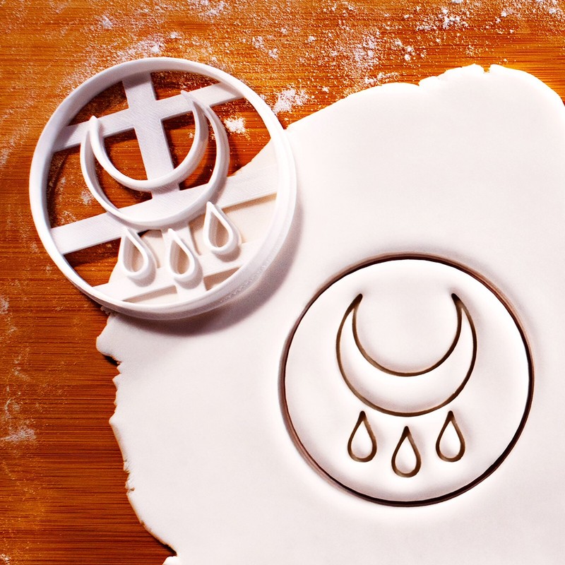 Wiccan Blessings Cookie Cutter – moon goddess witchcraft neopagan pagan Wicca