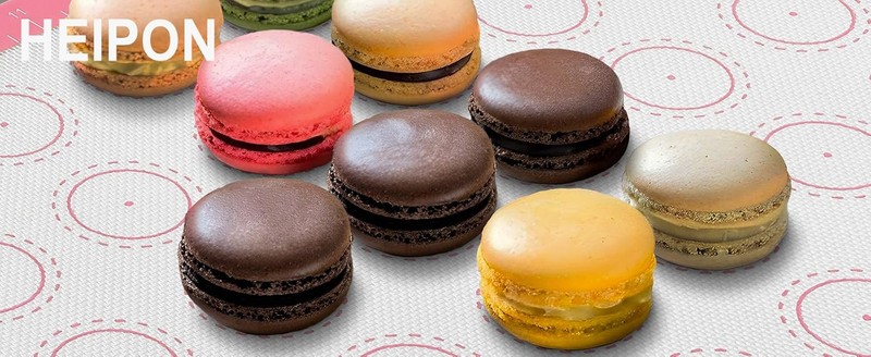 Macaron Silicone Baking Mats,22.44"Lx14.57"W,Pastry Mats Rolling gallery