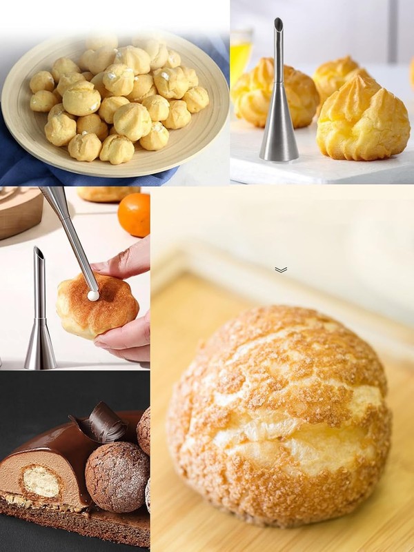 Upgrade Your Baking: 3 Piping Tips & 20 Disposable Bags for Perfect Pastries gallery