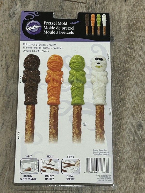 Lot of 3 Wilton Molds Lollipop, Rubber Ducky, and Mummy Pretzel Baking Treats gallery