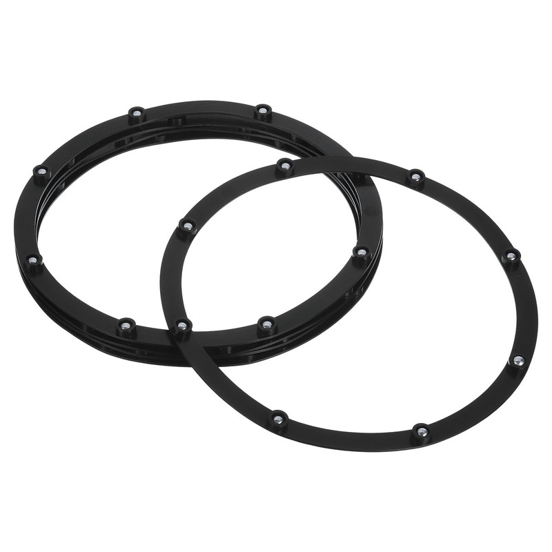 6Pcs 8 Inch Rotating Swivel Stand with Steel Ball Bearings, Black, 8 Balls
