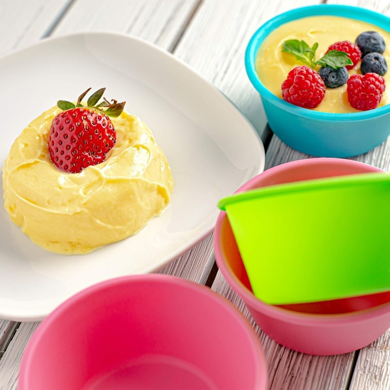 Versatile 5oz Jumbo Muffin Cups - 8 Pack Silicone Baking Liners for Every Treat gallery