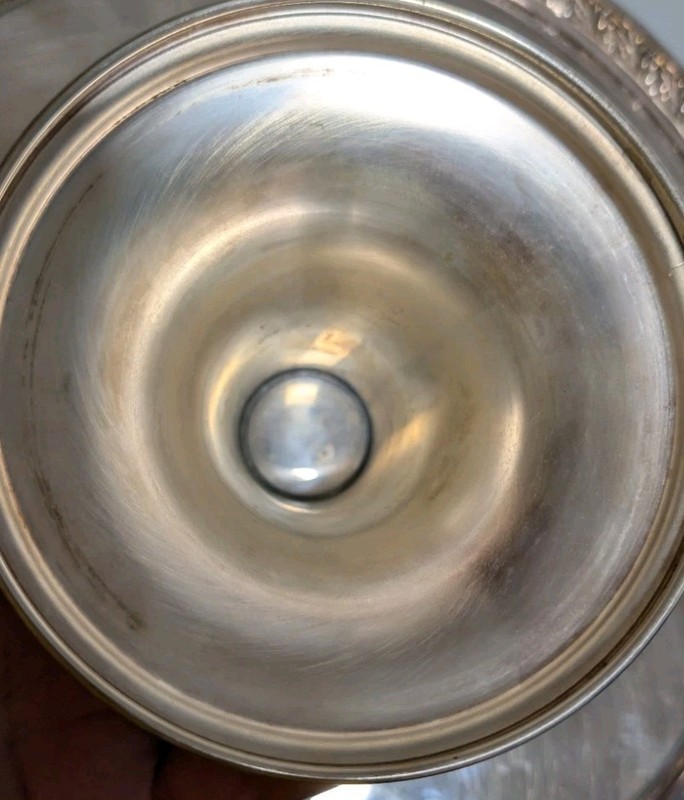 WM Rogers Silverplate 742 Cake Stand 12.25” In Diameter X 4.5” Tall gallery