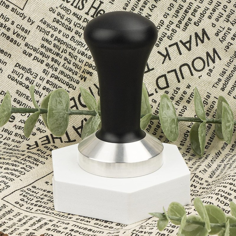51mm Coffee Hand Tamper 304 Stainless Steel Base Professional Espresso 51 mm gallery