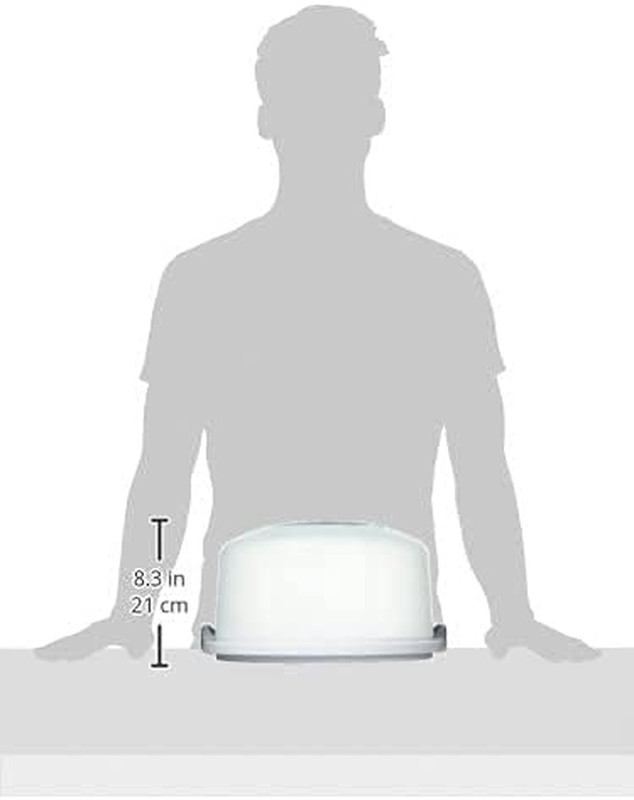 Cake Server Circular Serving Container White gallery