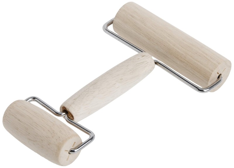 Norpro Wood Pastry/Pizza Roller 4in/10cm 4 inches, as shown gallery