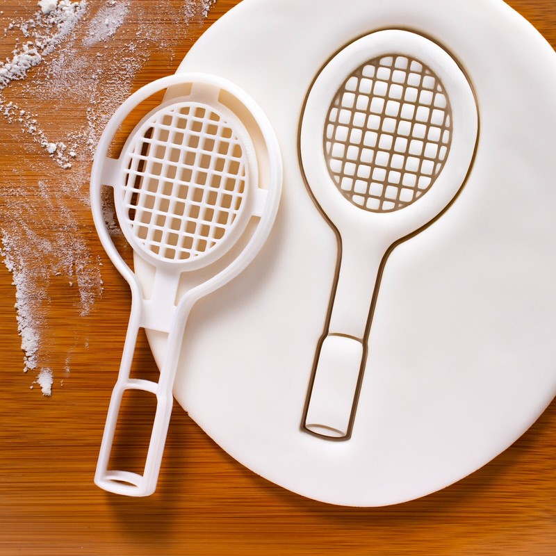 Badminton Racket & Shuttlecock Cookie Cutters - sports training coach racquet gallery