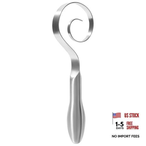 Seamless Dough Whisk, 18/10 Stainless Steel Danish Dough Wisk, 9″ Bread 9-inch