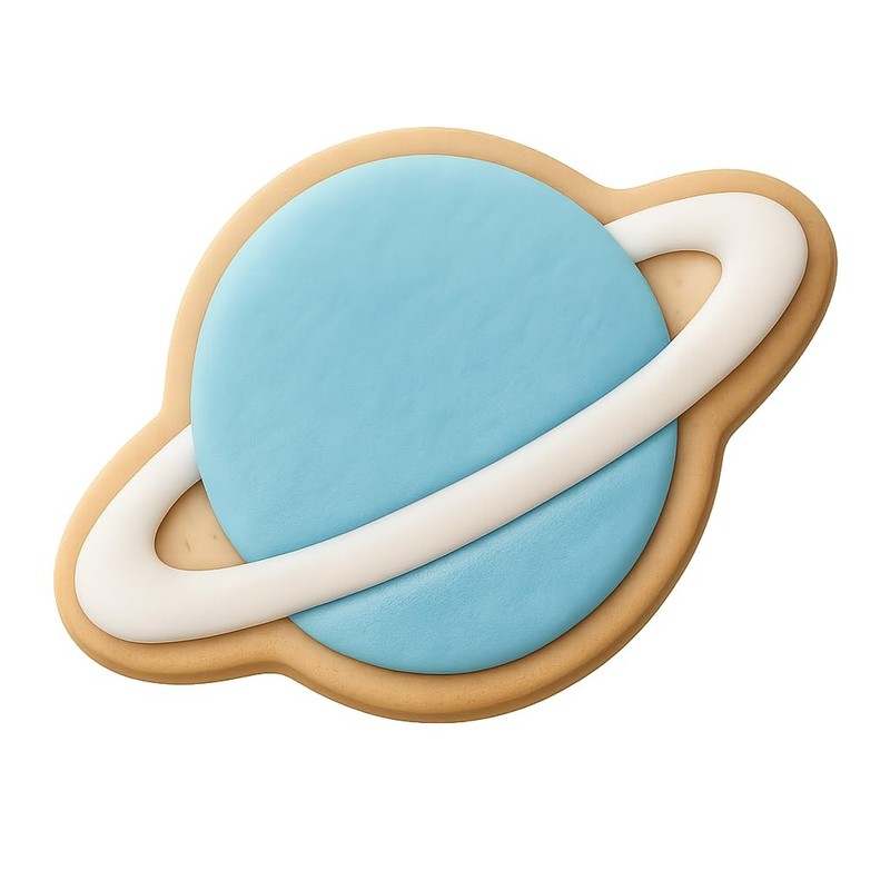 Constellation Ring Solar System Cookie Cutter & Stamp, Fondant & Clay – 4×3.2