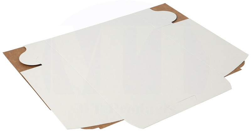 MT Products 6" x 6" x 4" White Paperboard Treat Boxes/Bakery Boxes - Pack of 15 gallery