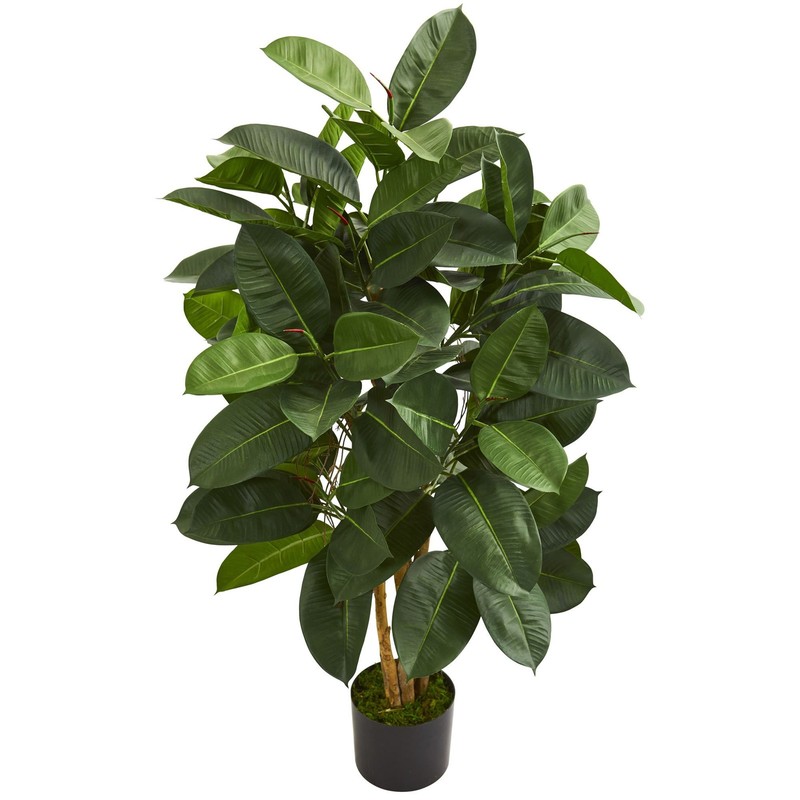 Nearly Natural 4Ft. Oak Ficus Artificial Tree