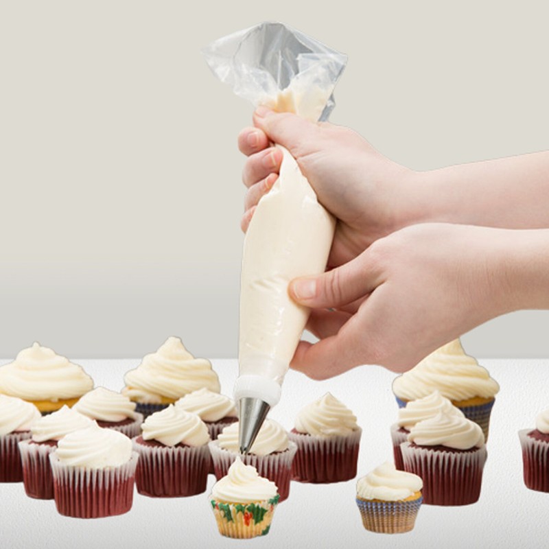 11pc Stainless Steel Icing Nozzles c/w 1 Coupler for Decorating Cupcake Pastries gallery