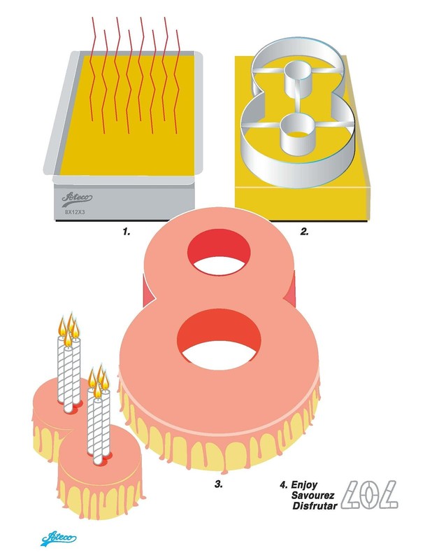 Extra Large Number 4 Cake Cutter gallery