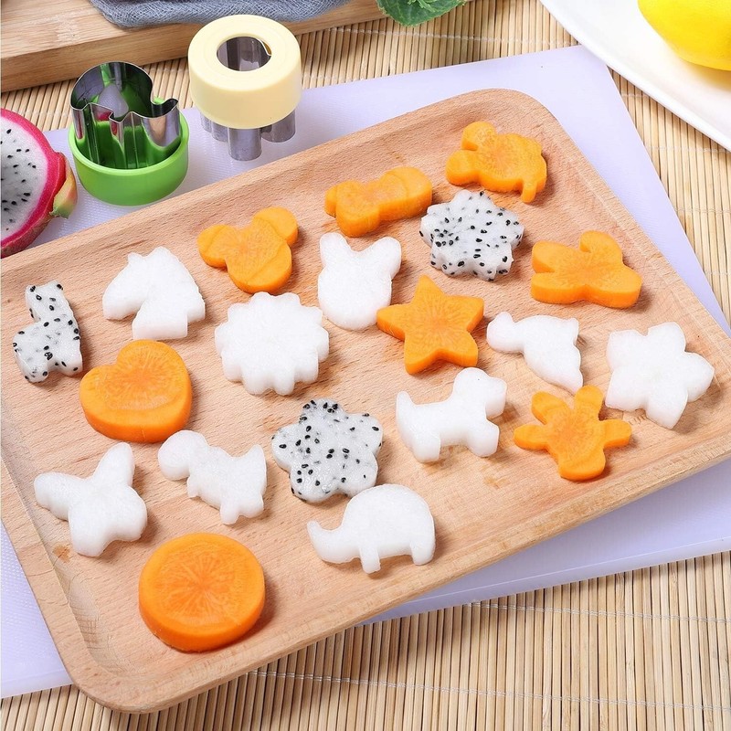 Juego De Moldes Para Cortar Galletas Vegetales Verduras Cortadores De Reposter . gallery