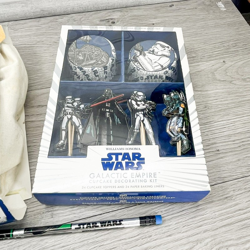 Star Wars Cupcake Toppers & Pancake Molds Crate & Barrel William Sonoma NEW!!! gallery