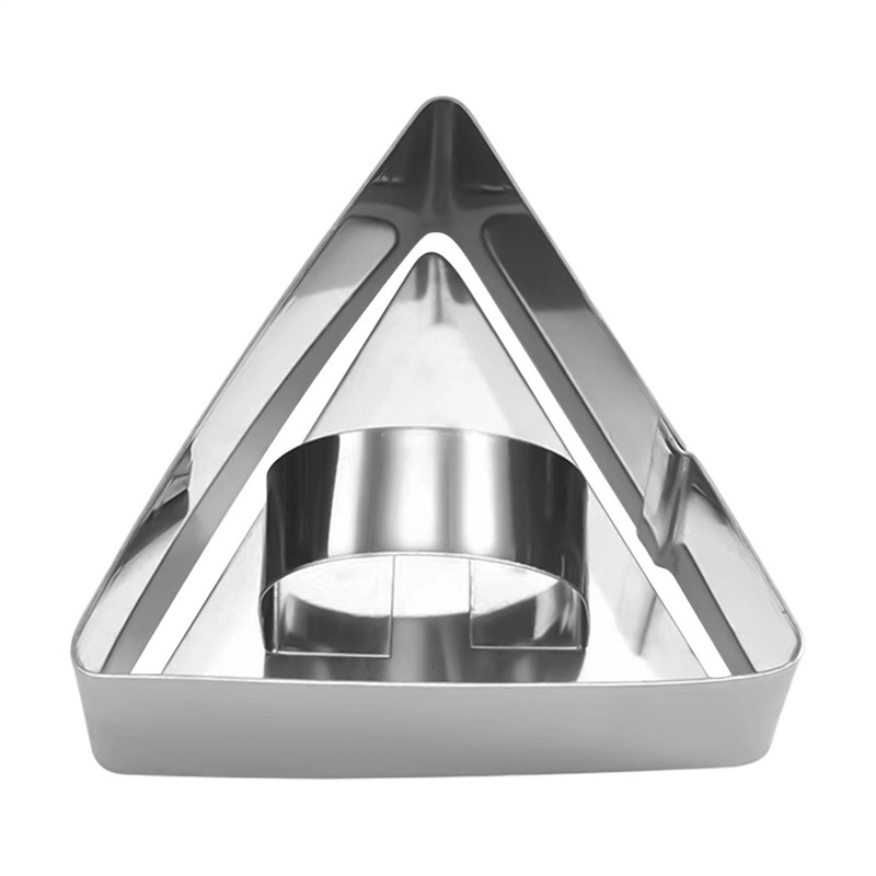 Cake Ring Mold Triangular Stainless Steel Mousse Cutter Ring Mold