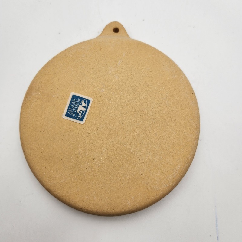 American cookie press mold Folk Art Tree Stoneware USA VINTAGE Discontinued gallery