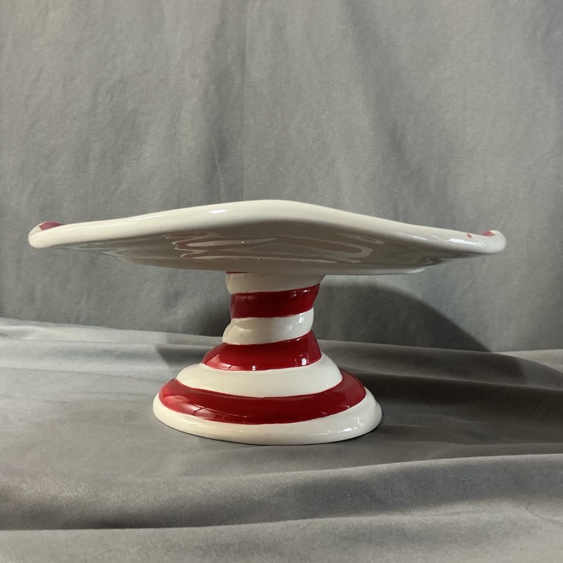 Cracker Barrel Gingermint Peppermint Swirl Cake Stand gallery