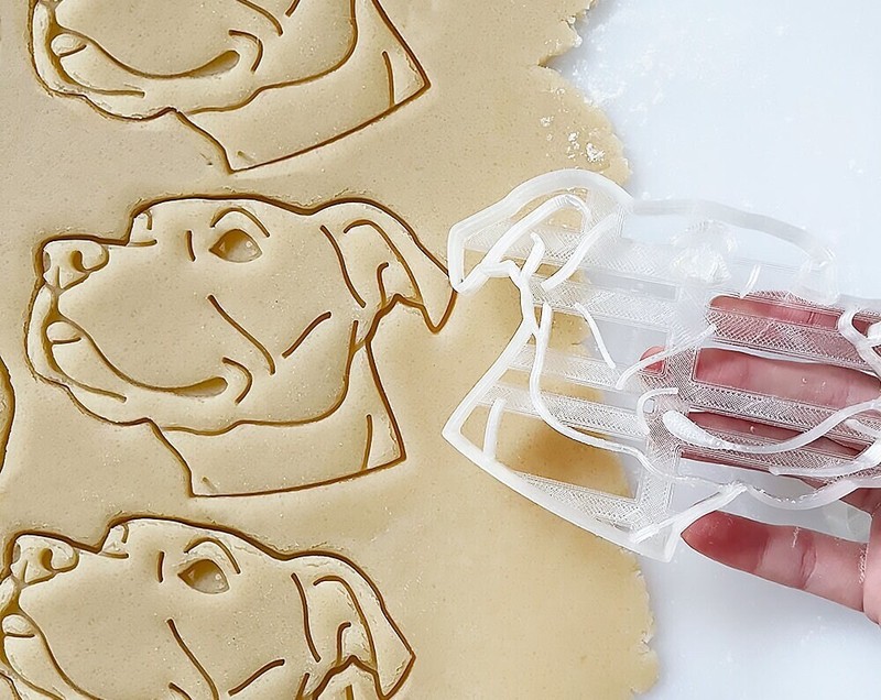 Pitbull Cookie Cutter, Dog Cookie Cutter Dog owner gift gallery