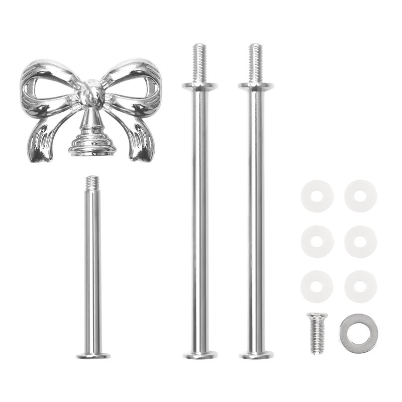 3 Tiered Tray Hardware kit Metal Cake Stand Holder Heavy Duty Fruit Plate Han…