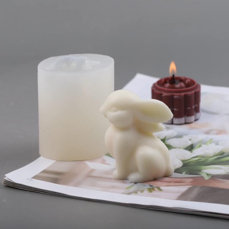 Easter Rabbit Resin Mold - Casting Silicone Molds for dm-rabbit-sit gallery