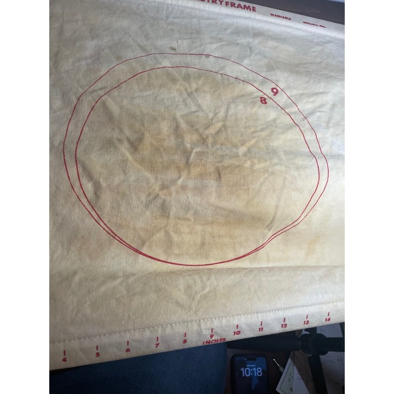 Vintage Foley Pastry Frame Canvas Rolling Mat Pie Crust Guide Minneapolis MN gallery