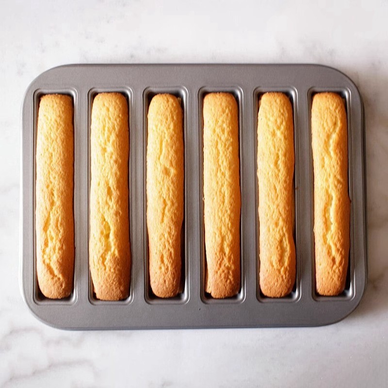Non-Stick Biscuit Stick Mold Cake Baking Pan Carbon Steel Cake Bread Mold 1740 gallery
