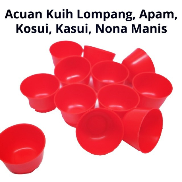 MEDIUM 36 PCS Puto Molds Cups 1.77" for Puto Kutsinta Pichi Pichi Molder RED gallery