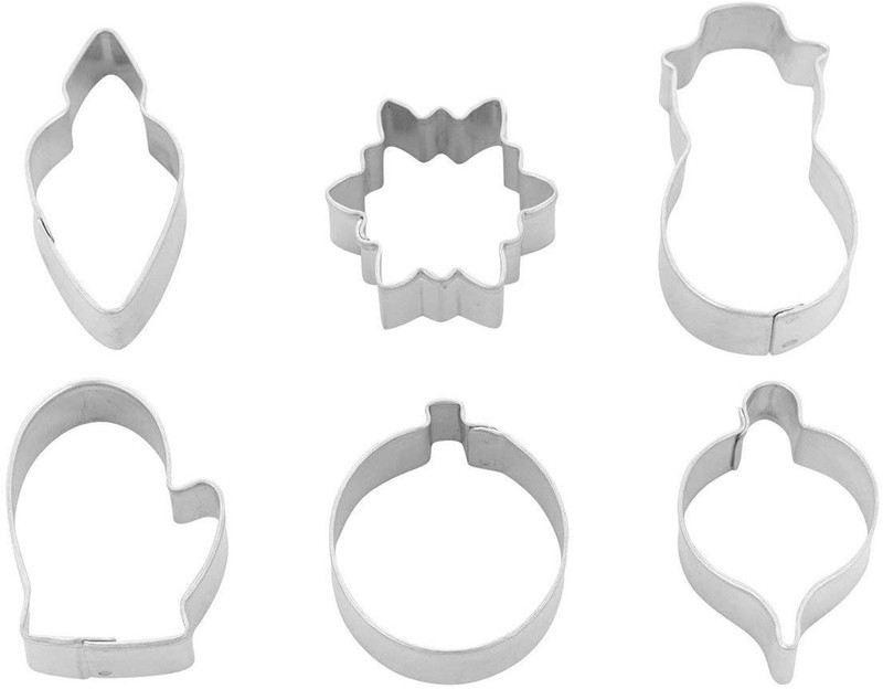 2308-0-0225 – Wilton 6 Piece Christmas Tree Set Mini Cookie Cutter