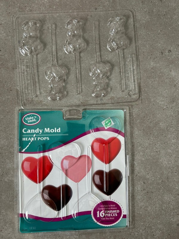 Chocolate Candy Mold Sheets Lot Of 12 Hearts, Christmas, Pumpkins Unicorn Bunny gallery