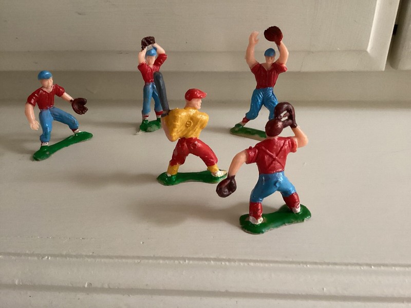 Vintage 5 piece Baseball Players Cake Toppers Hong Kong gallery