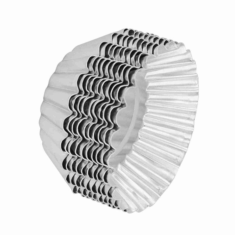 10Pcs Aluminum Alloy Egg Tart Mold Baking Tools 70mm Bakeware Mould Kitchen DSO gallery
