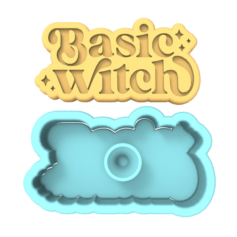 Basic Witch Cookie Cutter & Stamp #2 | Witches Halloween Spell Witchy October gallery