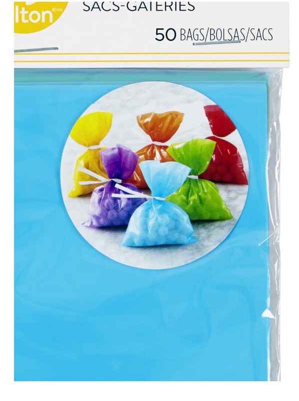 Wilton Multi-Colored Treat Bags 50 Count NEW! gallery