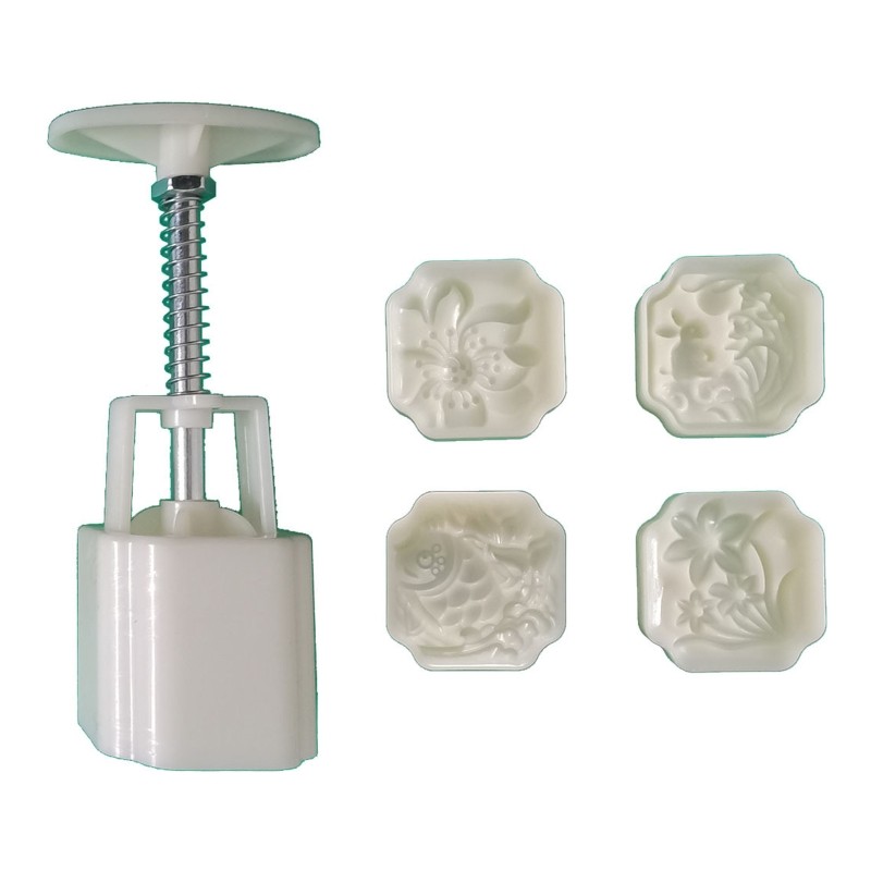 Mooncake Molds Plastic Material for Mid-Autumn Festival DIY Baking Mooncake Use